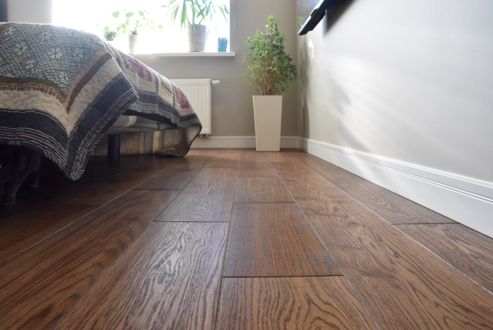 Фактура дубового пола AnticWood крупным планом